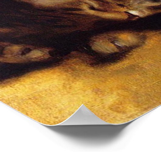 Poster Renoir Sleeping Cat (Coin)