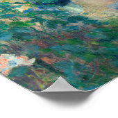 Poster Renoir "Une fille avec une canne d'arrosage" (Coin)