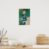 Poster Renoir "Une fille avec une canne d'arrosage" (Cuisine)