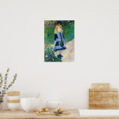Poster Renoir : Une Fille Avec Une Poubelle D'Eau (Cuisine)