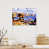 Poster Renoir - Vue à Guernesey (Cuisine)