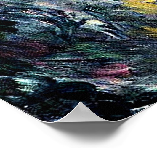 Poster Renoir - Vue proche d'Antibes (Coin)