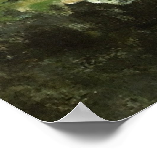 Poster Renoir, Willows et Figures in a Boat (Coin)