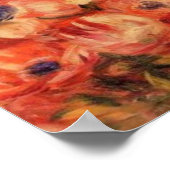 Poster Renoir's Anemones Still Life (Coin)