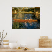 Poster Renoir's La Seine à Asnières (Le Skiff) vers 1879 (Cuisine)