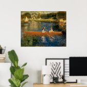 Poster Renoir's La Seine à Asnières (Le Skiff) vers 1879 (Bureau à domicile)
