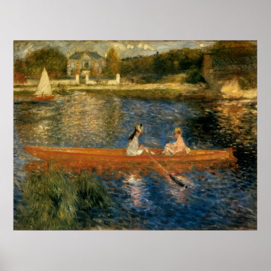 Poster Renoir's La Seine à Asnières (Le Skiff) vers 1879 (Devant)