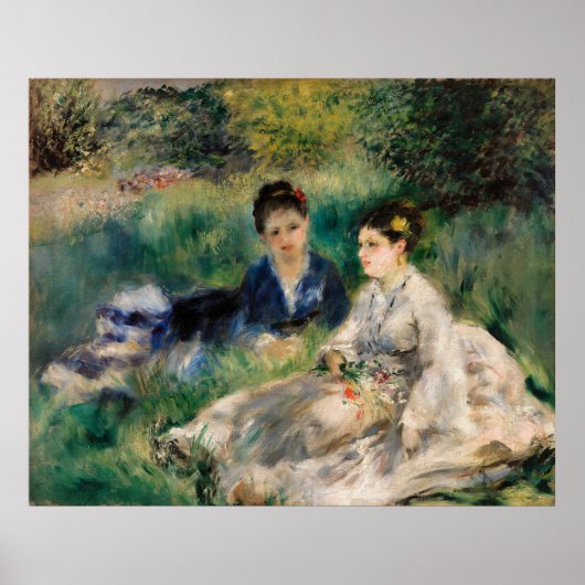Poster Renoir's On the Grass (Devant)