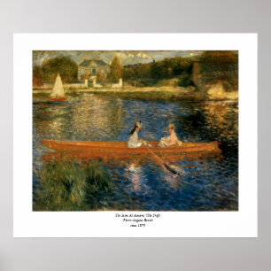 Poster Renoir's The Seine at Asnières (The Skiff) ca 1879