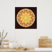 Poster Renouveler l'impression Mandala (Cuisine)