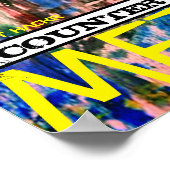 POSTER RENSEIGNEMENTS CONTRE LE MÉTRO SOMBRES (Coin)