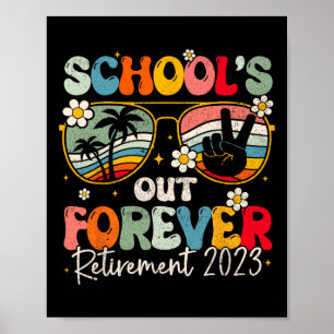 Poster Rente de l'enseignant de l'école super pour la ret