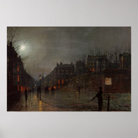 Poster Rentrer à Dusk, 1882 (Devant)