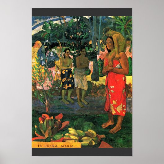 Poster Reo Mä `Ohi : Ia Orana Maria (Â € ™ Ia Ora Na Mari (Devant)