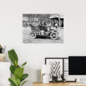 Poster REO Mountaineer retourne à New York 1905 (Bureau à domicile)