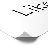 Poster Répandre la gentillesse comme des Fleurs sauvages (Coin)