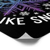 Poster Répandre la gentillesse comme des flocons de neige (Coin)
