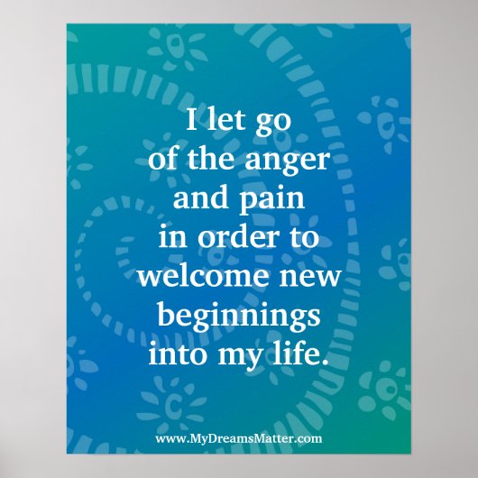 Poster Réparation de l'affirmation positive Gestion de la (Devant)