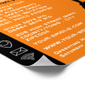 Poster Réparation de pneus Conception de l'homme, Pneu/Pn (Coin)