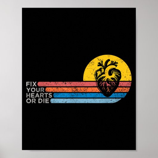 Poster Réparez Vos Cœurs Ou Mourez (Devant)