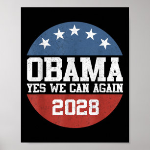 Poster Réparons Obama pour le président 2028 P politique