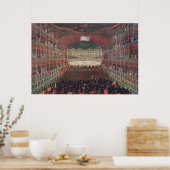 Poster Repas au théâtre San Benedetto (Cuisine)