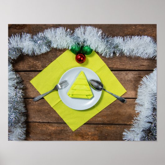 Poster repas de Noël (Devant)
