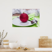 Poster repas de Noël (Cuisine)
