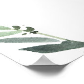 Poster Repas de répétition de la verdure moderne Accueil (Coin)