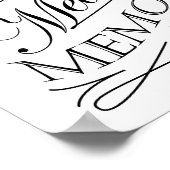 Poster Repas et Souvenirs sont faits ici devis design (Coin)