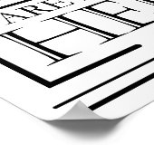 Poster Repas et Souvenirs sont faits ici devis design (Coin)