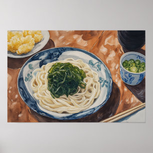 Poster Repas japonais