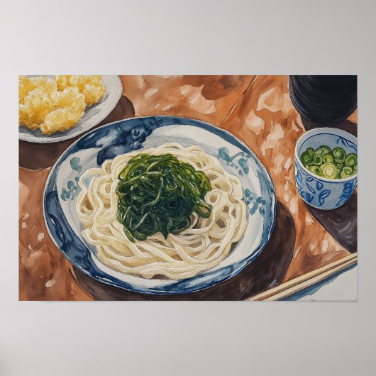 Poster Repas japonais (Devant)