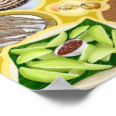 Poster Repas philippins / Aliments de confort Pinoy (Coin)