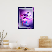 Poster Répercussion - Batteur Violet (Cuisine)