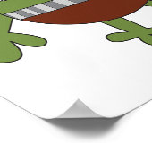 Poster repérez le monstre vert (Coin)