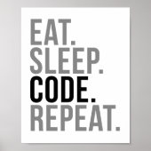 Poster Répéter le code du sommeil (Devant)