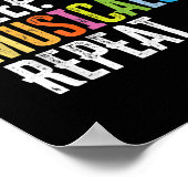 Poster Répéter les comédies musicales du sommeil (Coin)