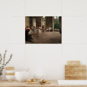 Poster Répétition de ballet - Edgar Degas - 1873 (Cuisine)