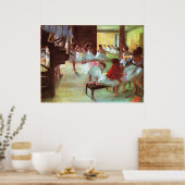 Poster Répétition de ballet - Edgar Degas - 1880 (Cuisine)