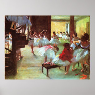 Poster Répétition de ballet - Edgar Degas - 1880