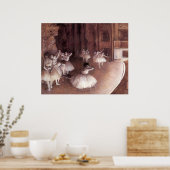 Poster Répétition de ballet sur la scène par Edgar Degas (Cuisine)