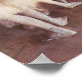 Poster Répétition de ballet sur la scène par Edgar Degas (Coin)