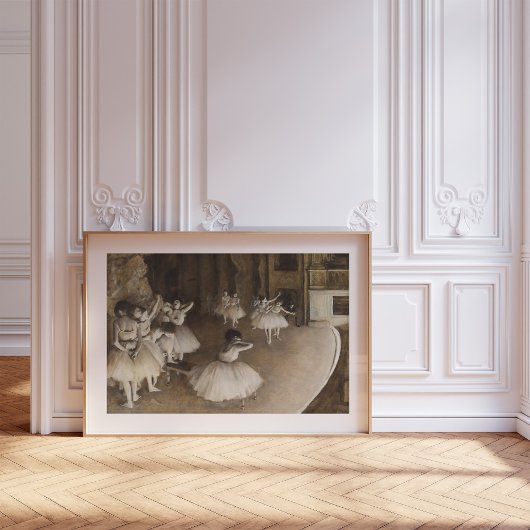 Poster Répétition de ballet sur scène | Edgar Degas