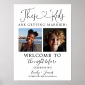 Poster Répétition de mariage de ces enfants (Devant)