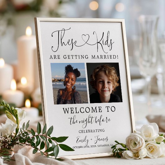 Poster Répétition de mariage de ces enfants
