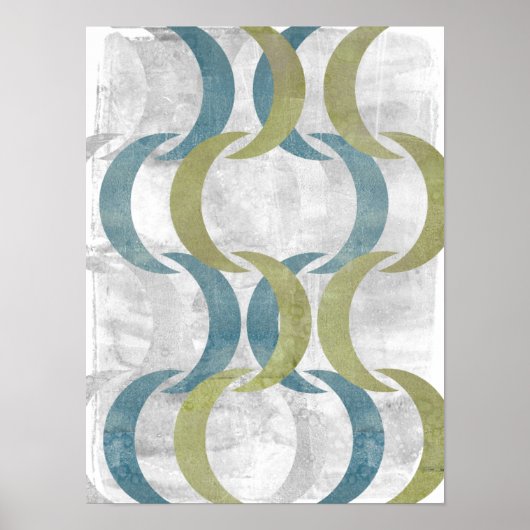 Poster Répétition géométrique III (Devant)