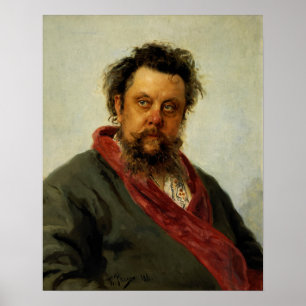 Poster Repin - Compositeur MP Mussorgsky