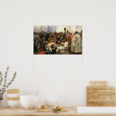 Poster Repin - Cosaques Répondant À Sultan Mehmed IV 1896 (Cuisine)