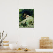 Poster Repin - Homme En Veste Blanche 1913 (Cuisine)